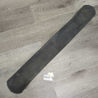 Nylon Web & Neoprene Velcro Liner, 2x D Rings *vgc, clean, stains, dents, hair, faded, older, mnr curled edges
