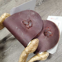 Rawhide Wrapped OxBow Stirrups *vgc/xc, clean, mnr stains, scuffs & scrapes
