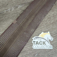 Printed Neoprene Girth, els *gc, older, v.stretched els, mnr dirt
