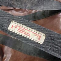 Hvy Nylon Dressage Saddle Storage - Carry Bag, handles gc/vgc, dirty, older, mnr inner hair & hay
