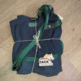 High Neck Rain Sheet, 2 legs *gc/fair, clean, older, NO wpf, rubs, mnr faded, repairs, snags
