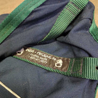 High Neck Rain Sheet, 2 legs *gc/fair, clean, older, NO wpf, rubs, mnr faded, repairs, snags
