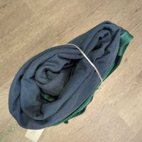 High Neck Rain Sheet, 2 legs *gc/fair, clean, older, NO wpf, rubs, mnr faded, repairs, snags
