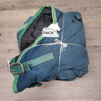 Med Winter Blanket, 2 legs *gc, clean, 0 wpf, older, faded, mnr hair, repairs, rubs, unstitched
