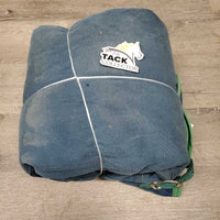 Med Winter Blanket, 2 legs *gc, clean, 0 wpf, older, faded, mnr hair, repairs, rubs, unstitched
