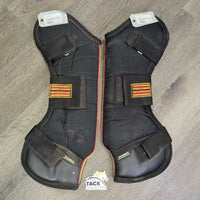 Pr Front ONLY Shipping Boots, Fleece Lined *vgc, mnr hair, stains, edge rubs/frays & dirt
