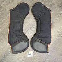 Pr Front ONLY Shipping Boots, Fleece Lined *vgc, mnr hair, stains, edge rubs/frays & dirt
