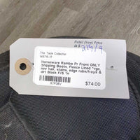 Pr Front ONLY Shipping Boots, Fleece Lined *vgc, mnr hair, stains, edge rubs/frays & dirt

