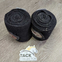 2 Fleece Polos *fair, faded, v.clumpy, hair, older, linty

