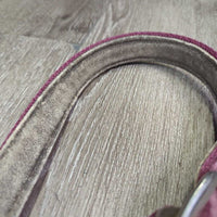 Thick Nylon Hallter, Suede Padded Halter *gc, dirty, rubbed, stains, snags, frayed holes, faded
