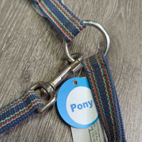 Padded Neoprene & Nylon Halter, snap *gc, dirt, chipped/holey edges, stains, older, faded
