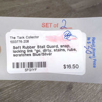 Soft Rubber Stall Guard, snap, locking link *gc, dirty, stains, rubs, scratches
