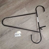 Portable Stall Mount Wire - Metal Saddle Rack *gc, rubs, scratches, peeled spots
