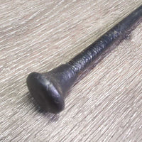 Leather Handle Thin Riding Whip - Crop *gc, creases, ripples, sm hole, snags, rubs & frays
