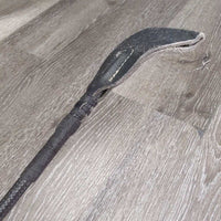 Riding Whip - Crop *gc, clean, rubbed/peeling flapper
