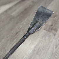 Riding Whip - Crop *gc, clean, rubbed/peeling flapper
