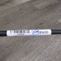 Fine Light Riding Whip - Crop, wrapped handle, silver cap *xc, mnr rubs
