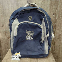 Backpack "Kelowna Spring Classic 2011" *gc/fair, v.frayed inner seams, stains, older, corner rubs, small holes
