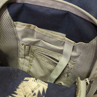 Backpack "Kelowna Spring Classic 2011" *gc/fair, v.frayed inner seams, stains, older, corner rubs, small holes
