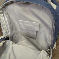 Backpack "Kelowna Spring Classic 2011" *gc/fair, v.frayed inner seams, stains, older, corner rubs, small holes
