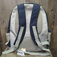 Backpack "Kelowna Spring Classic 2011" *gc/fair, v.frayed inner seams, stains, older, corner rubs, small holes
