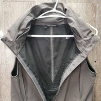 High Neck Technical Vest, zipper, Back Zipper *gc/vgc, faded, discolored, older
