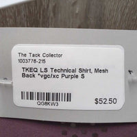 LS Technical Shirt, Mesh Back *vgc/xc
