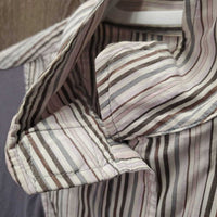 LS Show Shirt, Magnetic Collar *gc/fair, v.wrinkled, dingy, creased/folded edges, fuzzy, older
