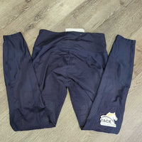 Light Riding Tight Breeches, mesh, Pull on *gc, faded, seat rubs & pills, hairy, seam puckers & rubs
