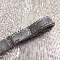 U Shaped Leather Bling Browband, snaps, bag *xc, creases, mnr film, missing bling
