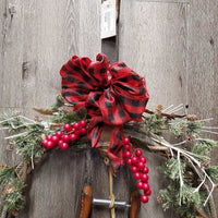 Lariat Rope Western Theme Christmas Wreath *new *Fundraiser for Performance Standarbred Placement Program
