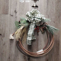 Lariat Rope Western Theme Christmas Wreath *new *Fundraiser for Performance Standarbred Placement Program

