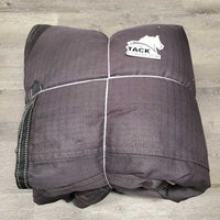 Hvy Winter Blanket, 2 legs *gc, clean, older, mnr wpf, hairy, faded, mnr holes, snags, rubs, unstitched
