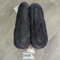 Closed Neoprene Splint Boots, velcro *gc, dirty, hairy, faded, rust, faded, sm slice
