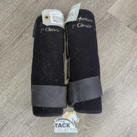 Closed Neoprene Sport Boots, velcro *vgc, clean, cracking logo, inner residue, mnr hair & stains, older
