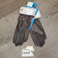 Pr Leather Riding Gloves, tags *new, mnr stains?dirt, older?
