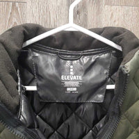 Light Quilt Jacket, Zips *vgc, hair, faded stickers, lining threads
