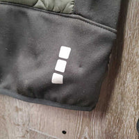 Light Quilt Jacket, Zips *vgc, hair, faded stickers, lining threads
