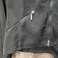 Light Fleece JAcket, zipper *gc, older, hairy, clumpy, faded tag
