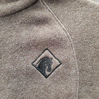 Light Fleece Jacket, zipper *gc, clumpy, hair, rubs
