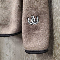 Light Fleece Jacket, zipper *gc, clumpy, hair, rubs
