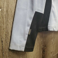 LS Shirt, 1/3 Zip Up, snap collar *gc, older, stains, mnr snags & rubs
