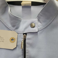 LS Shirt, 1/3 Zip Up, snap collar *gc, older, stains, mnr snags & rubs
