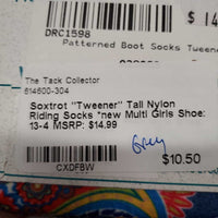 "Tweener" Tall Nylon Riding Socks *new
