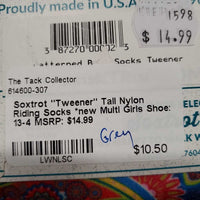 "Tweener" Tall Nylon Riding Socks *new
