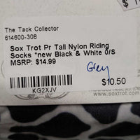 Pr Tall Nylon Riding Socks *new
