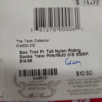 Pr Tall Nylon Riding Socks *new
