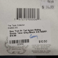 Pr Tall Nylon Riding Socks *new
