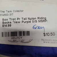 Pr Tall Nylon Riding Socks *new
