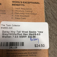 Hvy Tall Wool Socks *new
